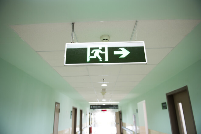 exit sign