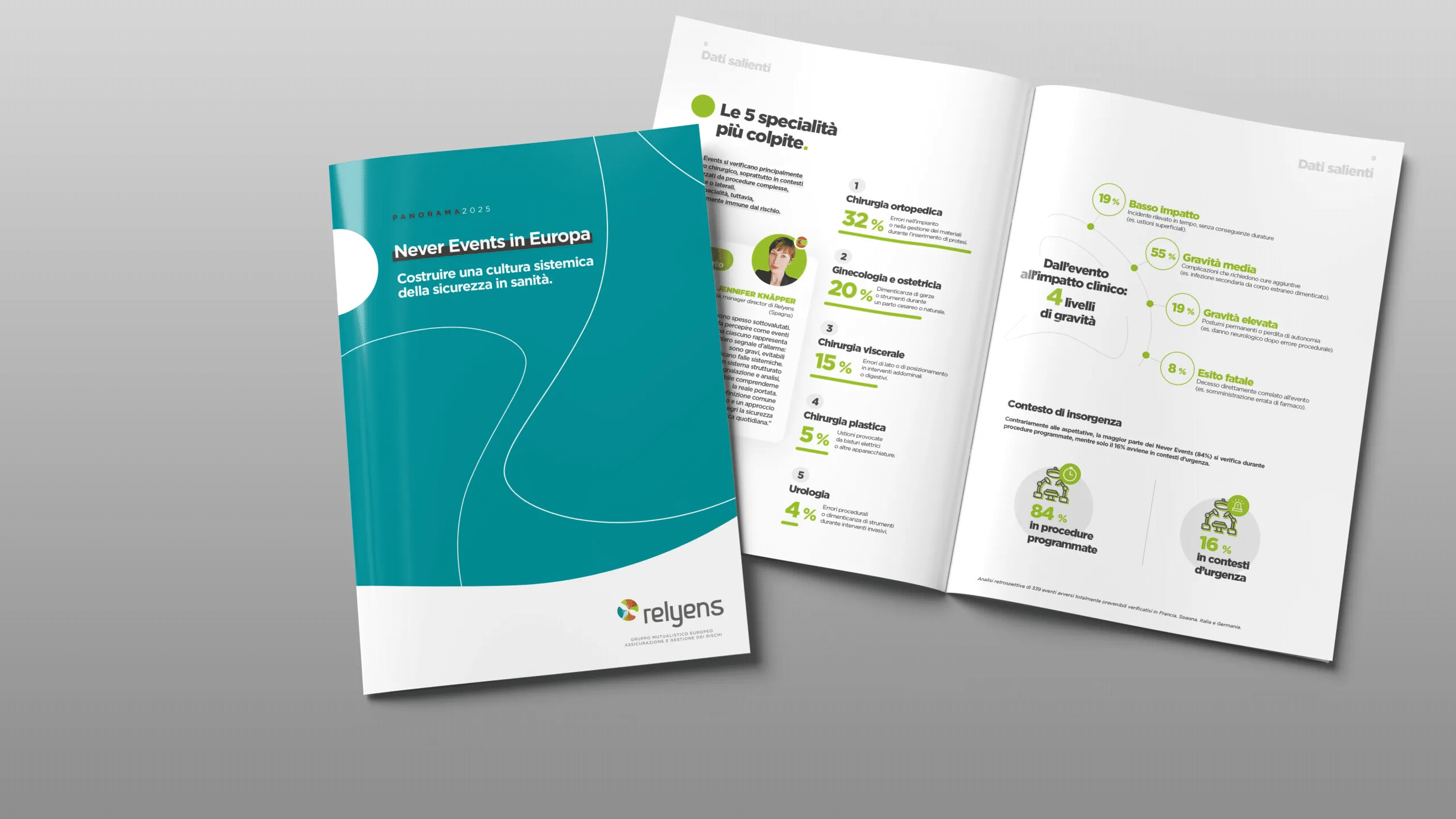 Opuscolo "Never Events in Europa"