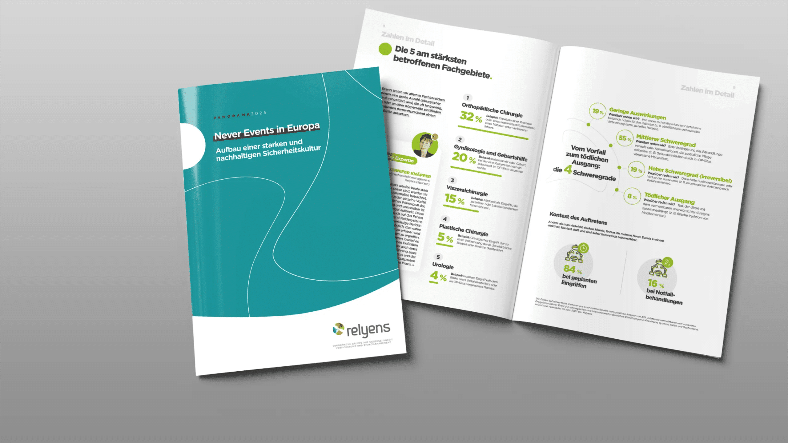 Broschüre „Never Events in Europa“