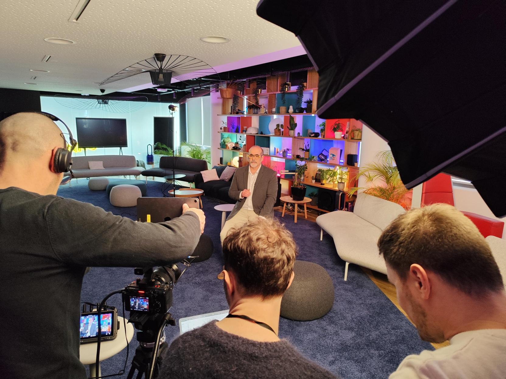 regis douaud en tournage