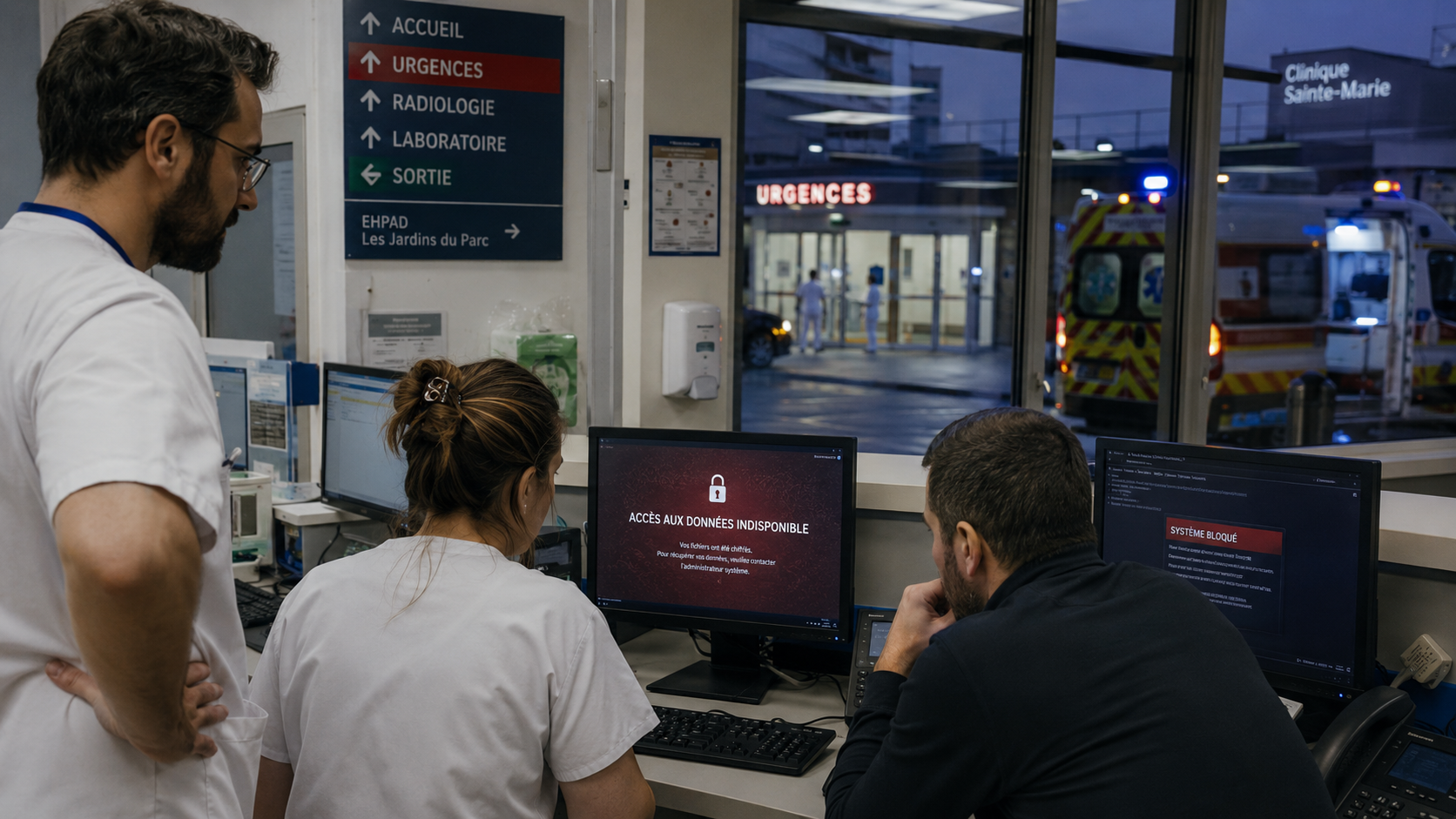 cyberattaque à l'hopital