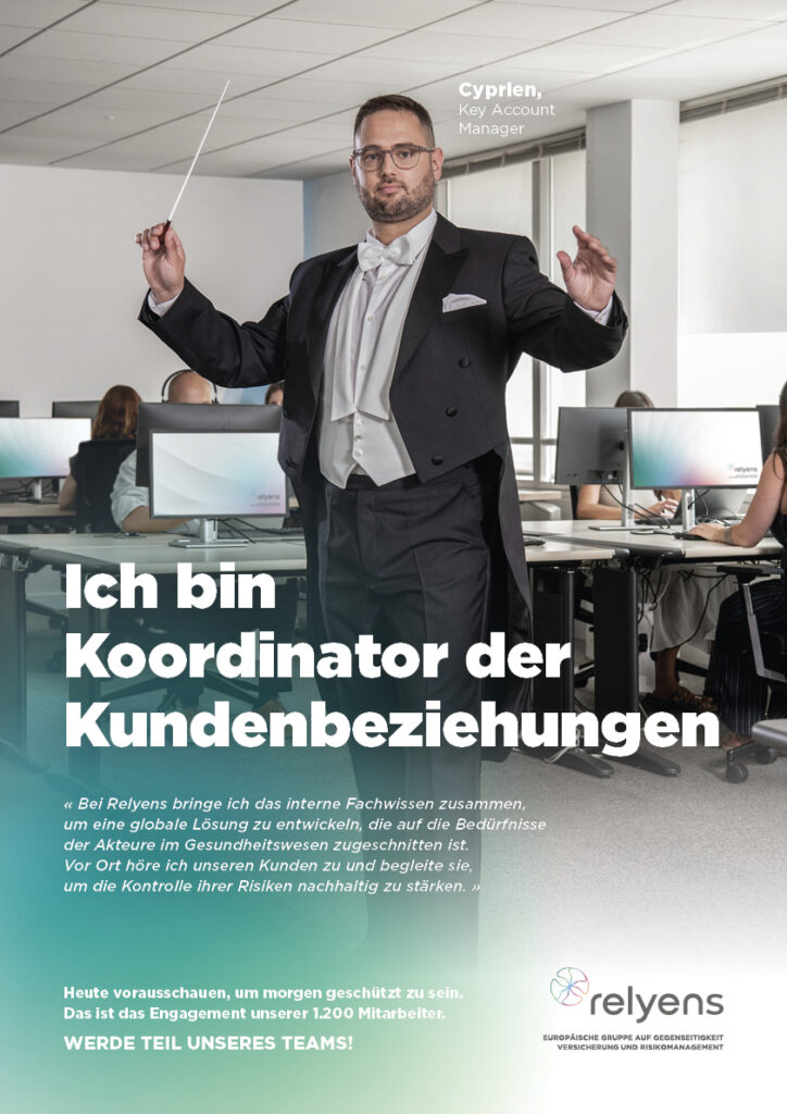 Cyprien, Key Account Manager, Koordinator der Kundenbeziehungen